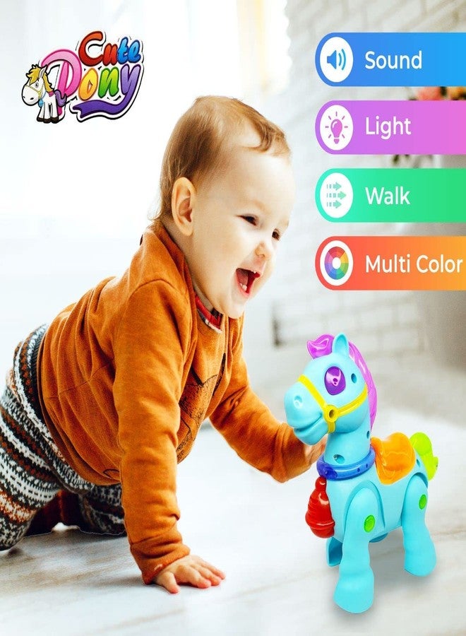 MKY® Cute Dony Light and Sound Animal Toy Walking Animal (Multicolor) - Image 3
